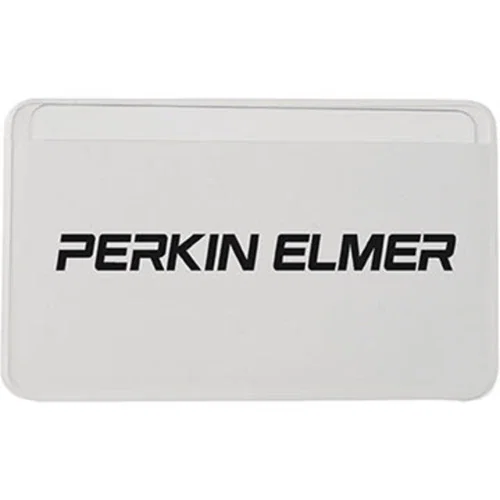 Credit Card Magnifier held over text demonstrating 3x magnification