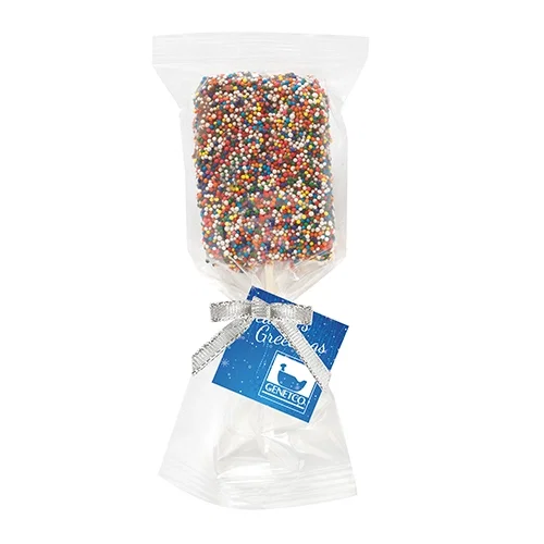 Crispy Chocolate Coated Popcorn Treats — view 2