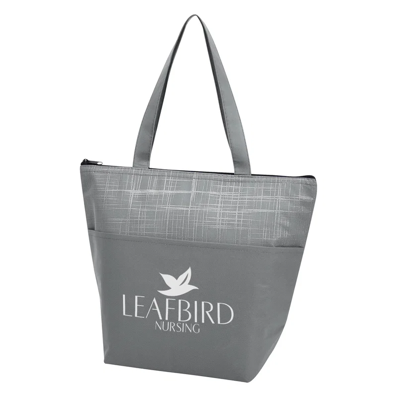 Crosshatch Non-Woven Cooler Bag — view 3