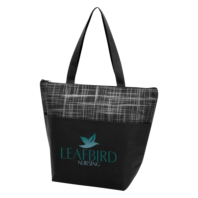 Crosshatch Non-Woven Cooler Bag — view 6