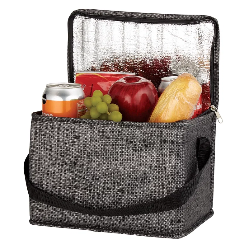 Crosshatch Non-Woven Lunch Bag — view 5