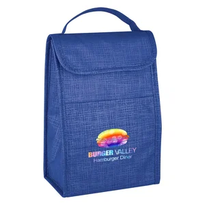 Insulated Crosshatch Lunch Bag