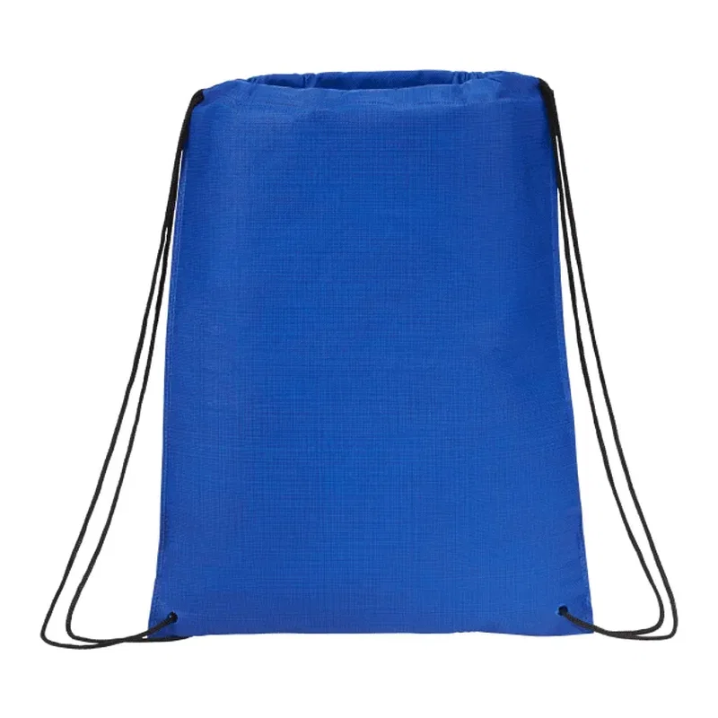 Crossweave Heat Sealed Drawstring Bag — view 5