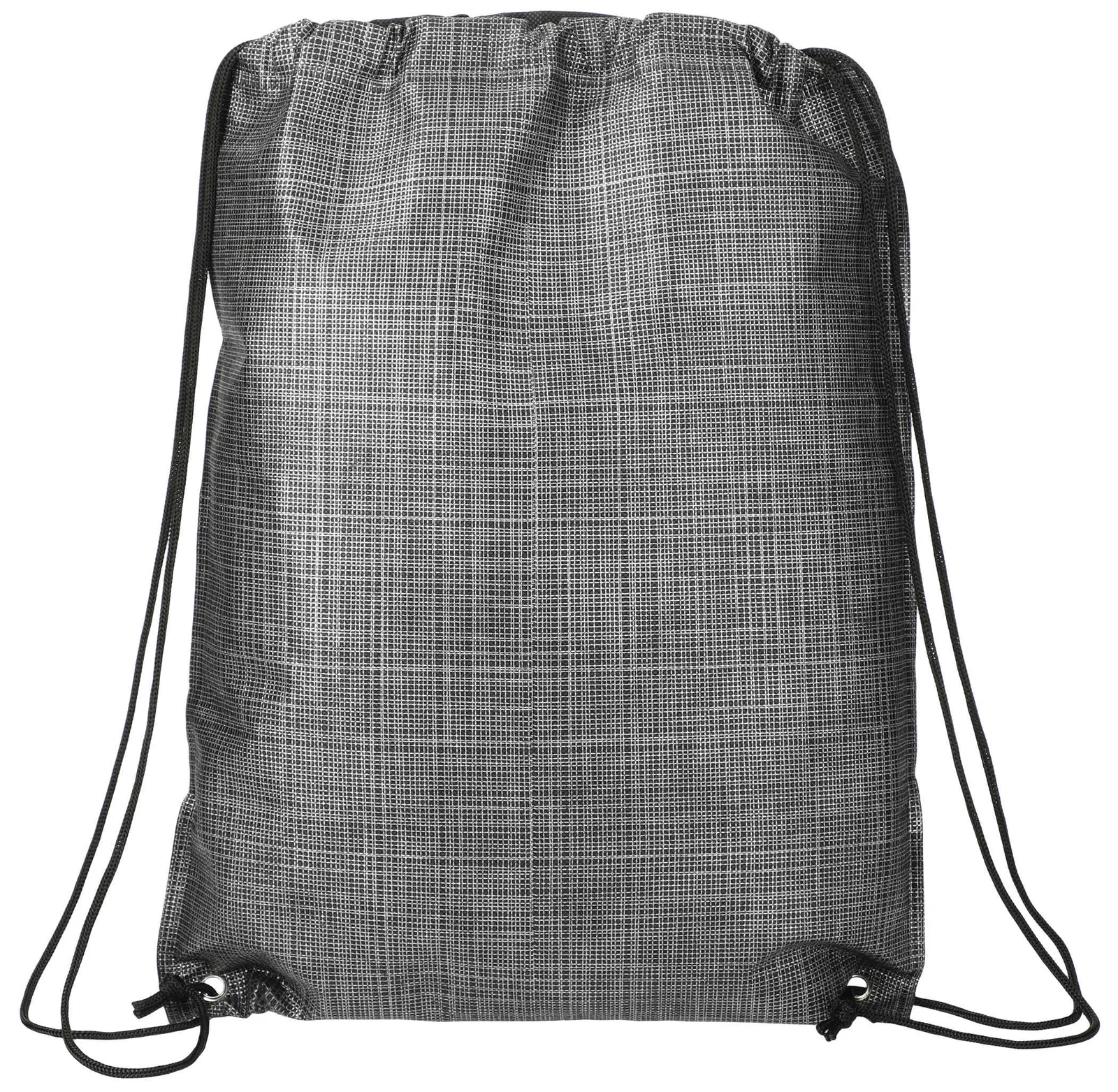Crossweave Heat Sealed Drawstring Bag — view 8
