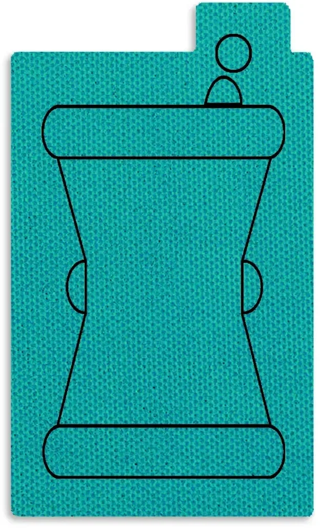 Crucible Jar Opener. Rubber grip pad jar opener for senior wellness program giveaways, view 2