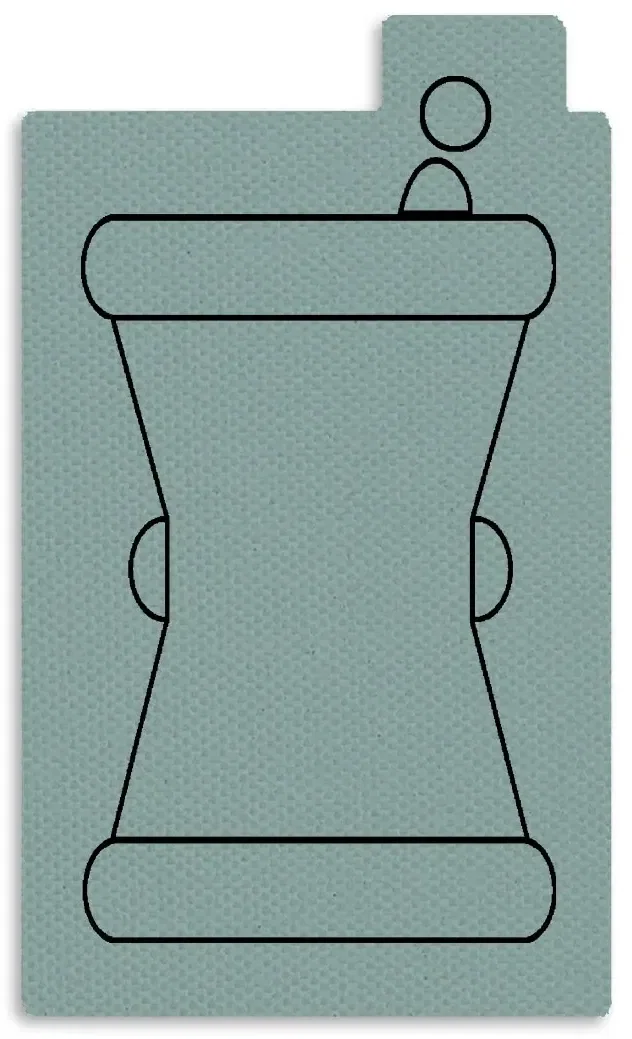 Crucible Jar Opener. Rubber grip pad jar opener for senior wellness program giveaways, view 4