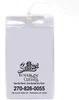 Personalized Cruise Luggage Tags in Clear
