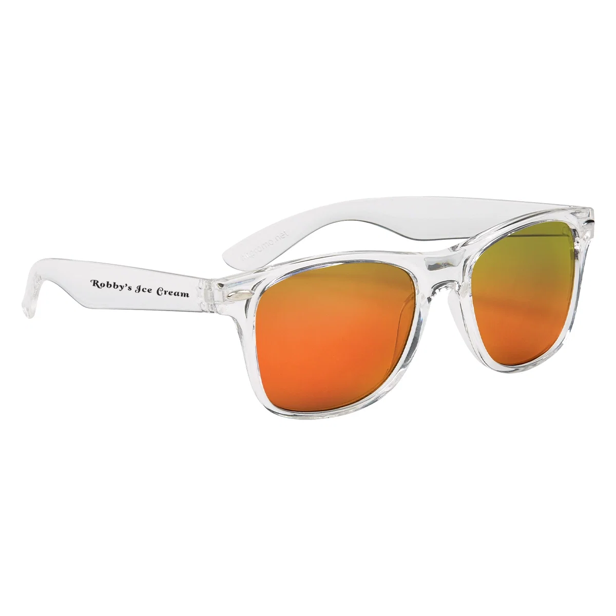 Arm tip seen in a cropped frame of the sunglasses