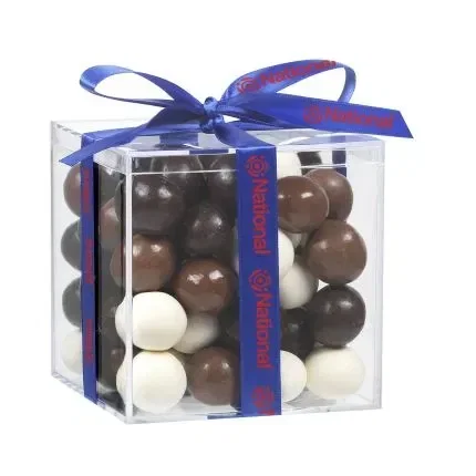 Cube Acrylic Gift Jars - Mini Gumballs — view 2