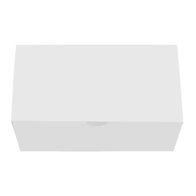 Clear cubes of candy lined up inside their gift carton