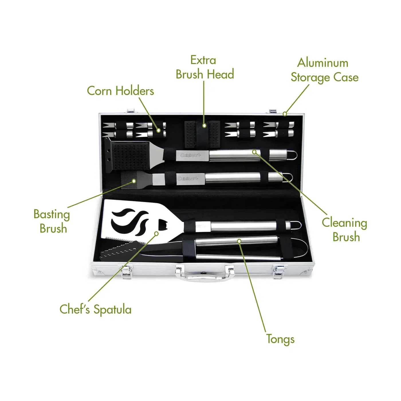 Cuisinart® 14 Piece Deluxe Grill Tool Set — view 3
