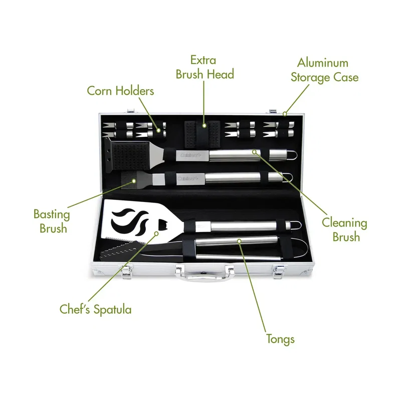 Cuisinart® 14 Piece Deluxe Grill Tool Set — view 3