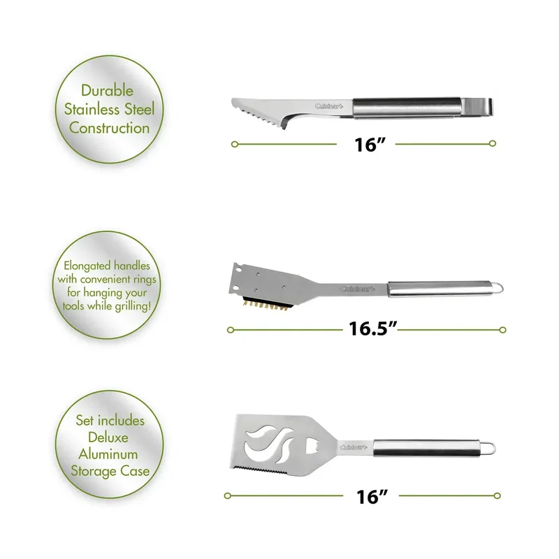 Cuisinart® 14 Piece Deluxe Grill Tool Set — view 6