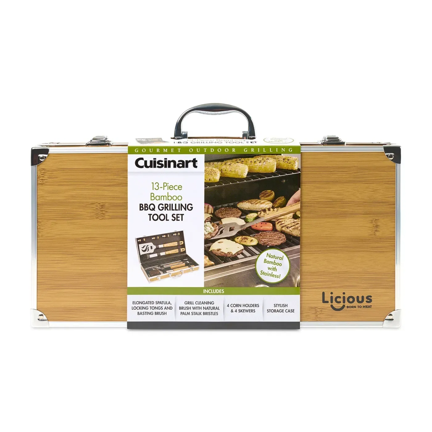 Cuisinart® Bamboo 13 PC Grill Tool Set — view 2