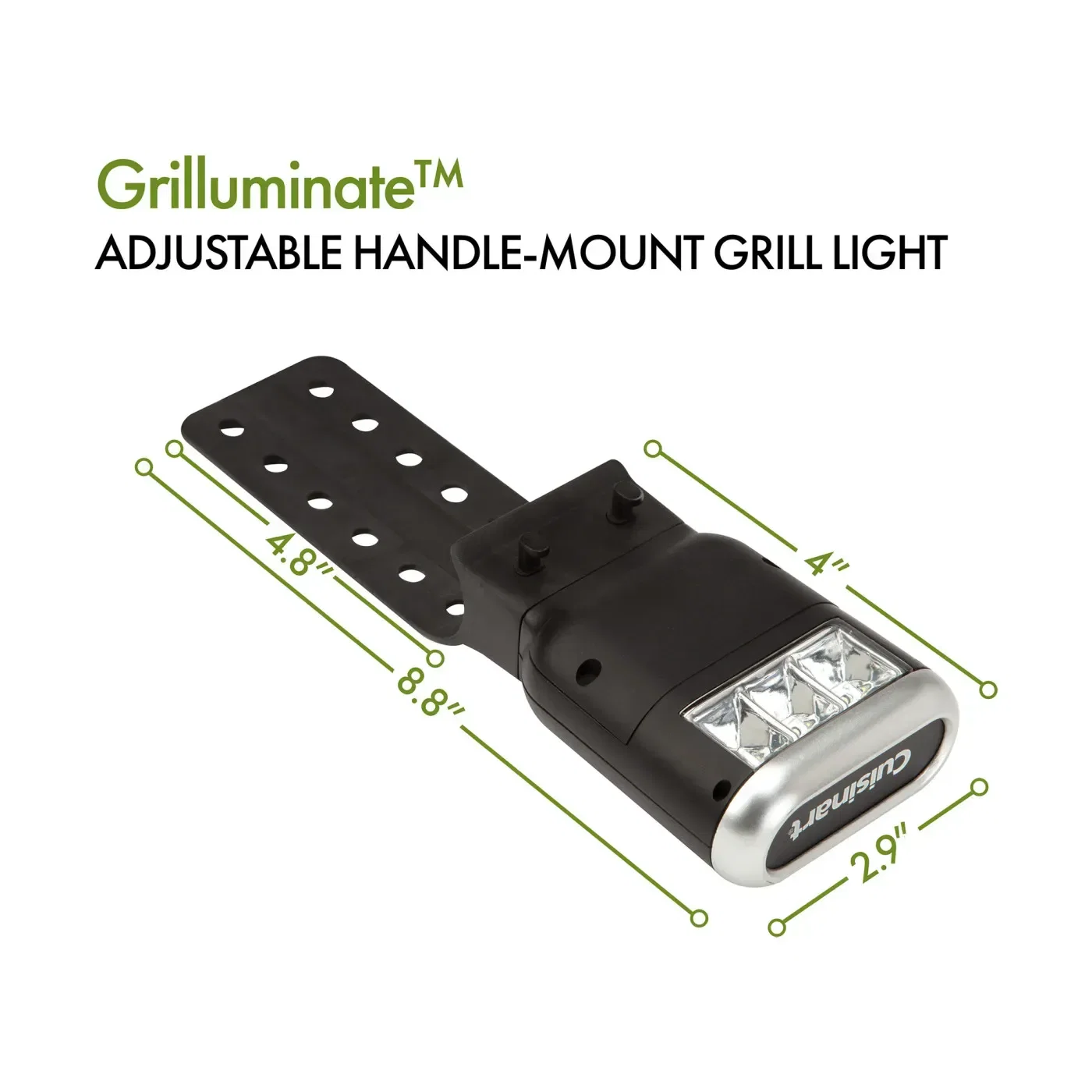 Cuisinart® Grilluminate Adjustable Handle-Mount Grill Light — view 4