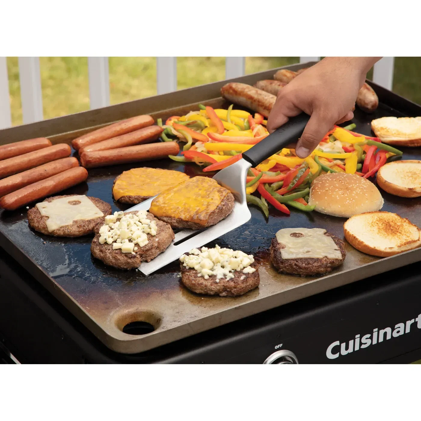 Cuisinart® XL BBQ Spatula in use