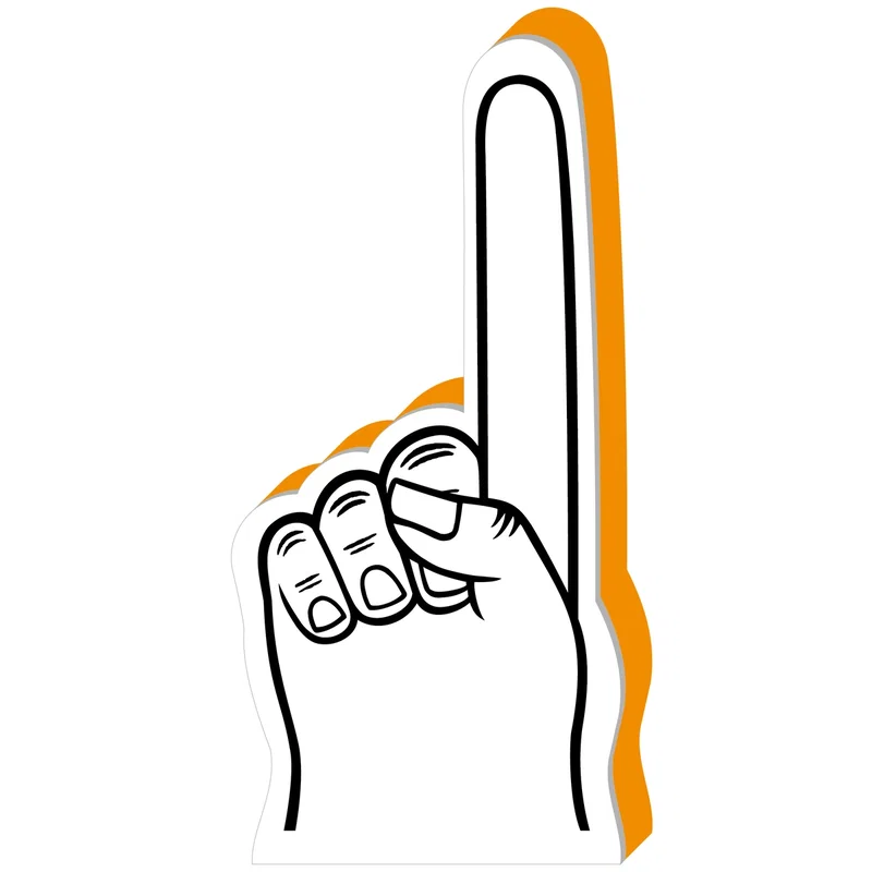 Custom #1 Finger Foam Hand 18" — view 13