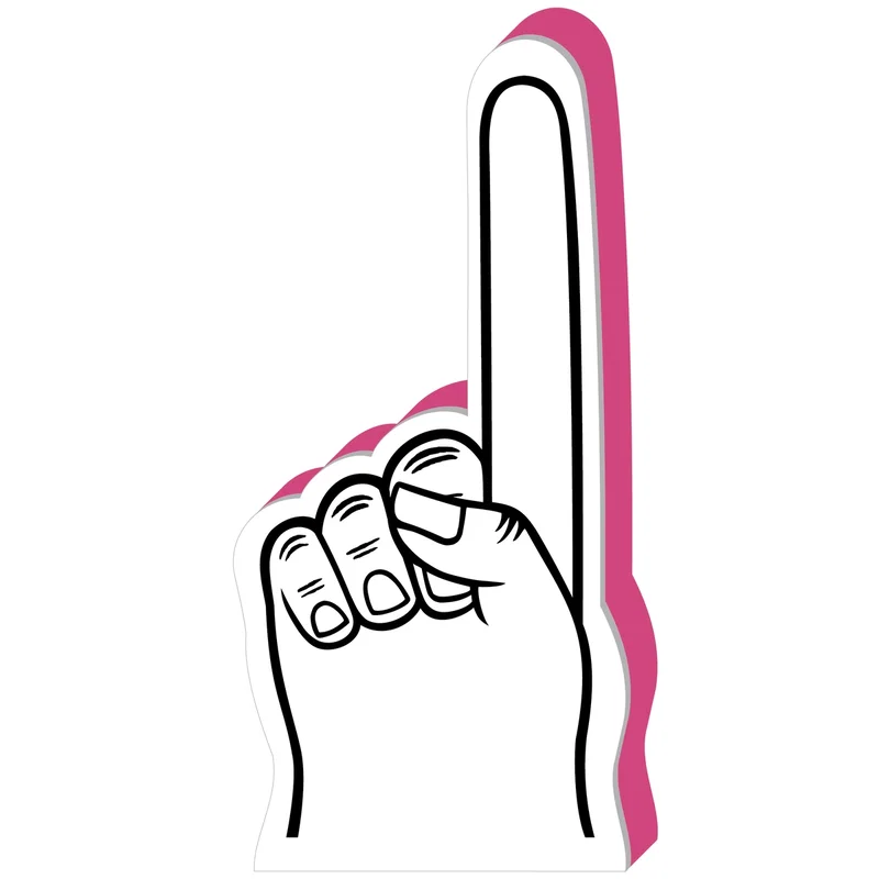 Custom #1 Finger Foam Hand 18" — view 17