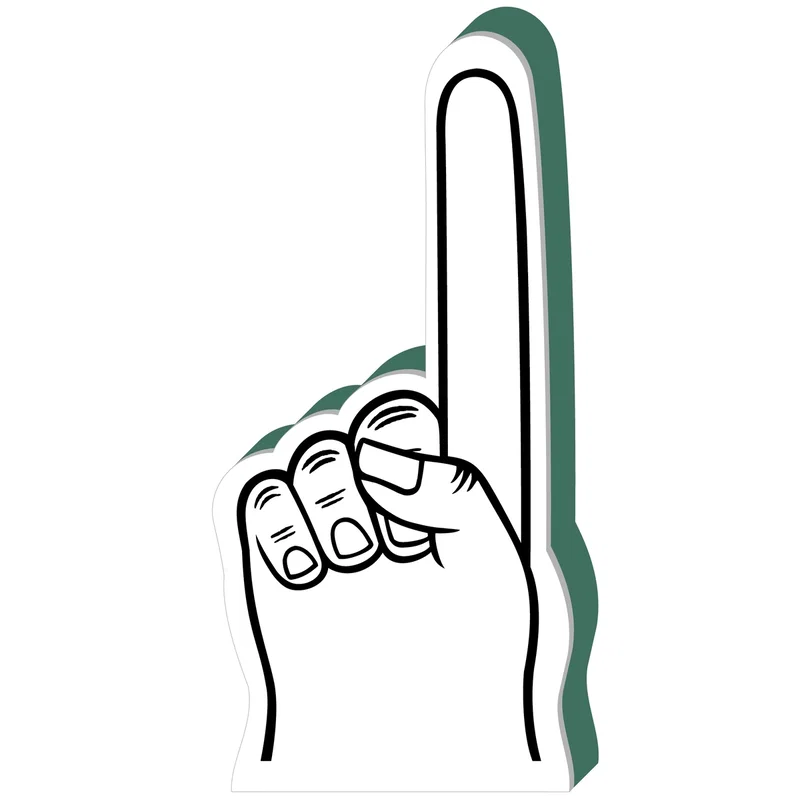 Custom #1 Finger Foam Hand 18" — view 7
