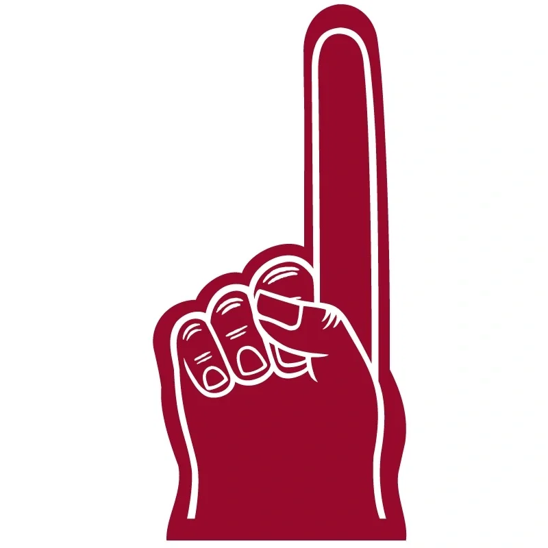 Custom #1 Foam Finger - (18 inches) — view 10