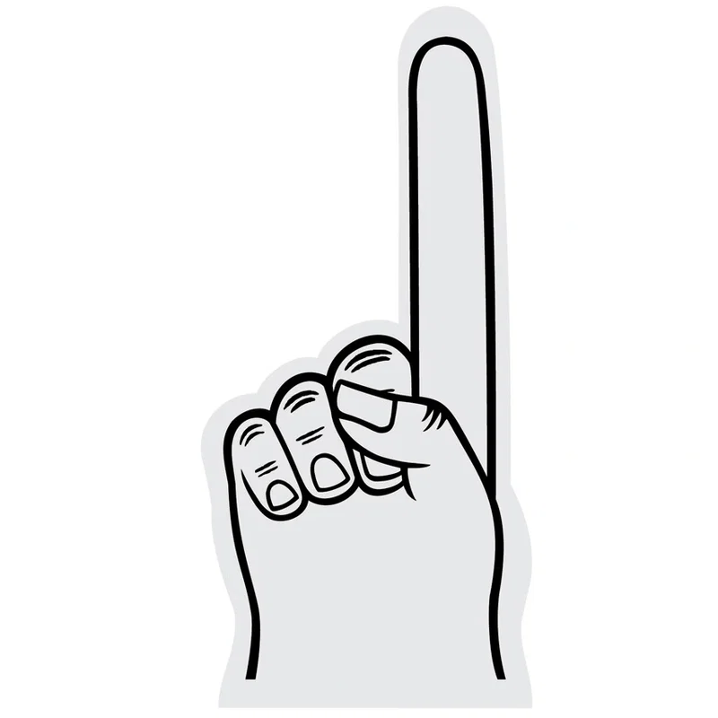 Custom #1 Foam Finger - (18 inches) — view 11