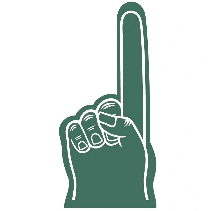 Custom #1 Foam Finger - (18 inches) — view 12