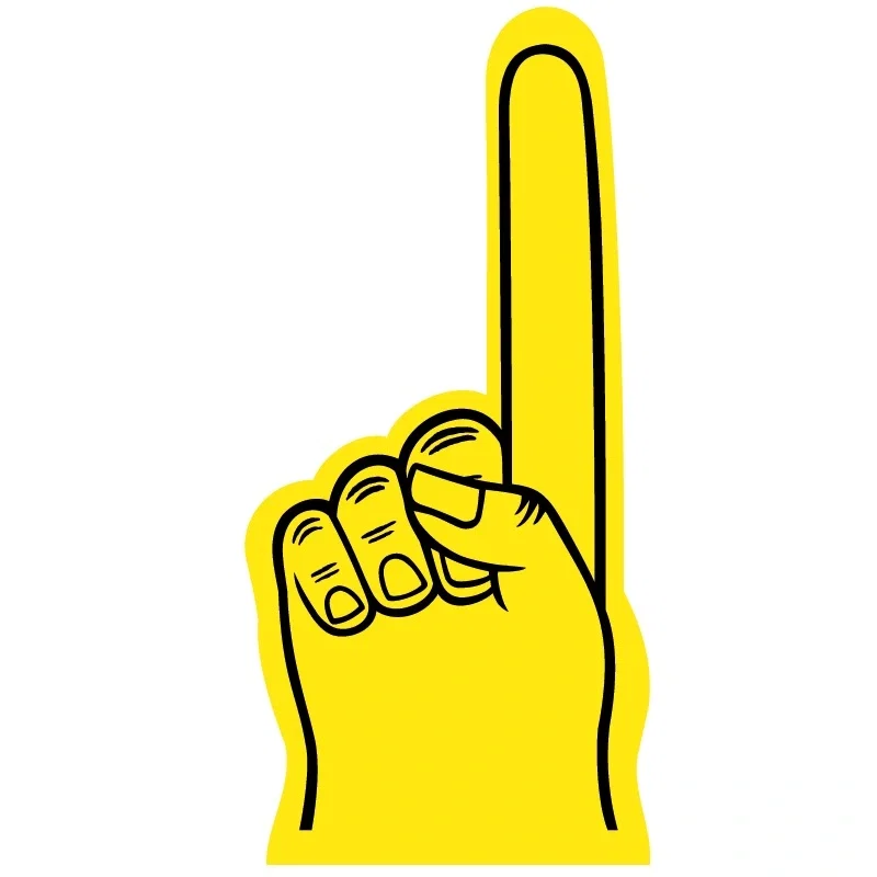 Custom #1 Foam Finger - (18 inches) — view 13