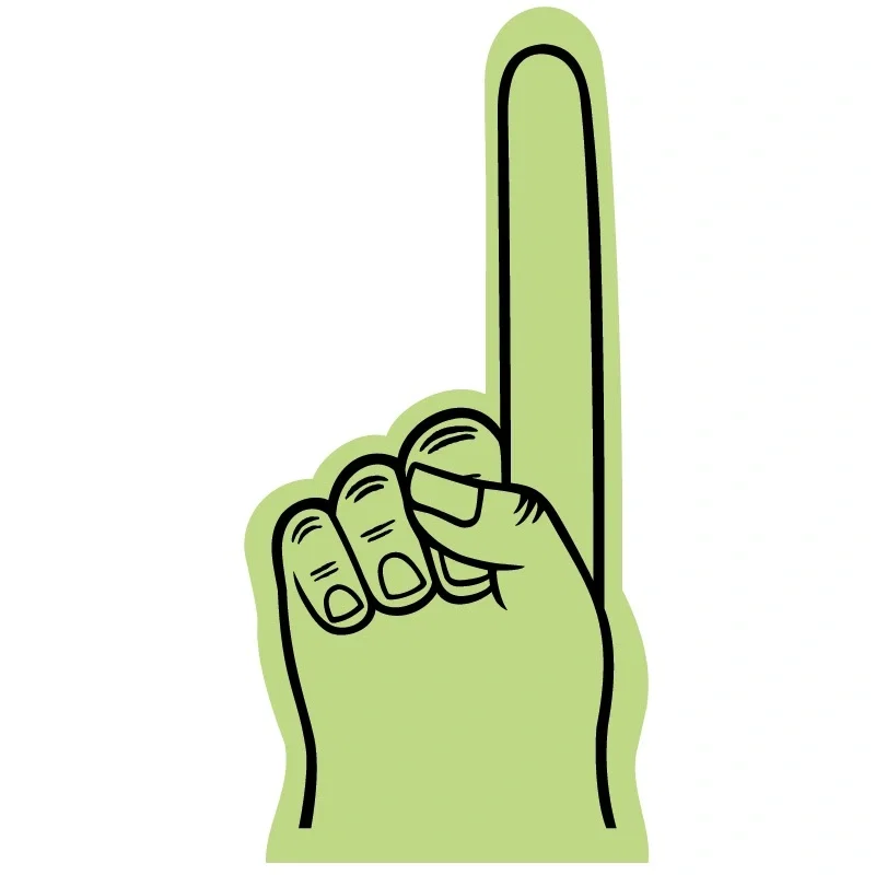 Custom #1 Foam Finger - (18 inches) — view 16