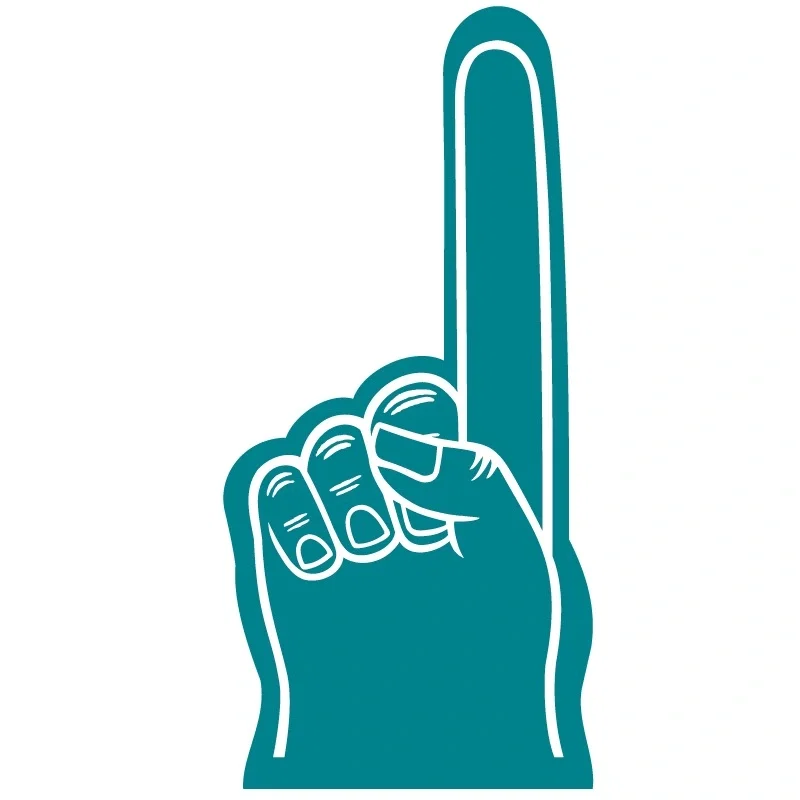 Custom #1 Foam Finger - (18 inches) — view 7