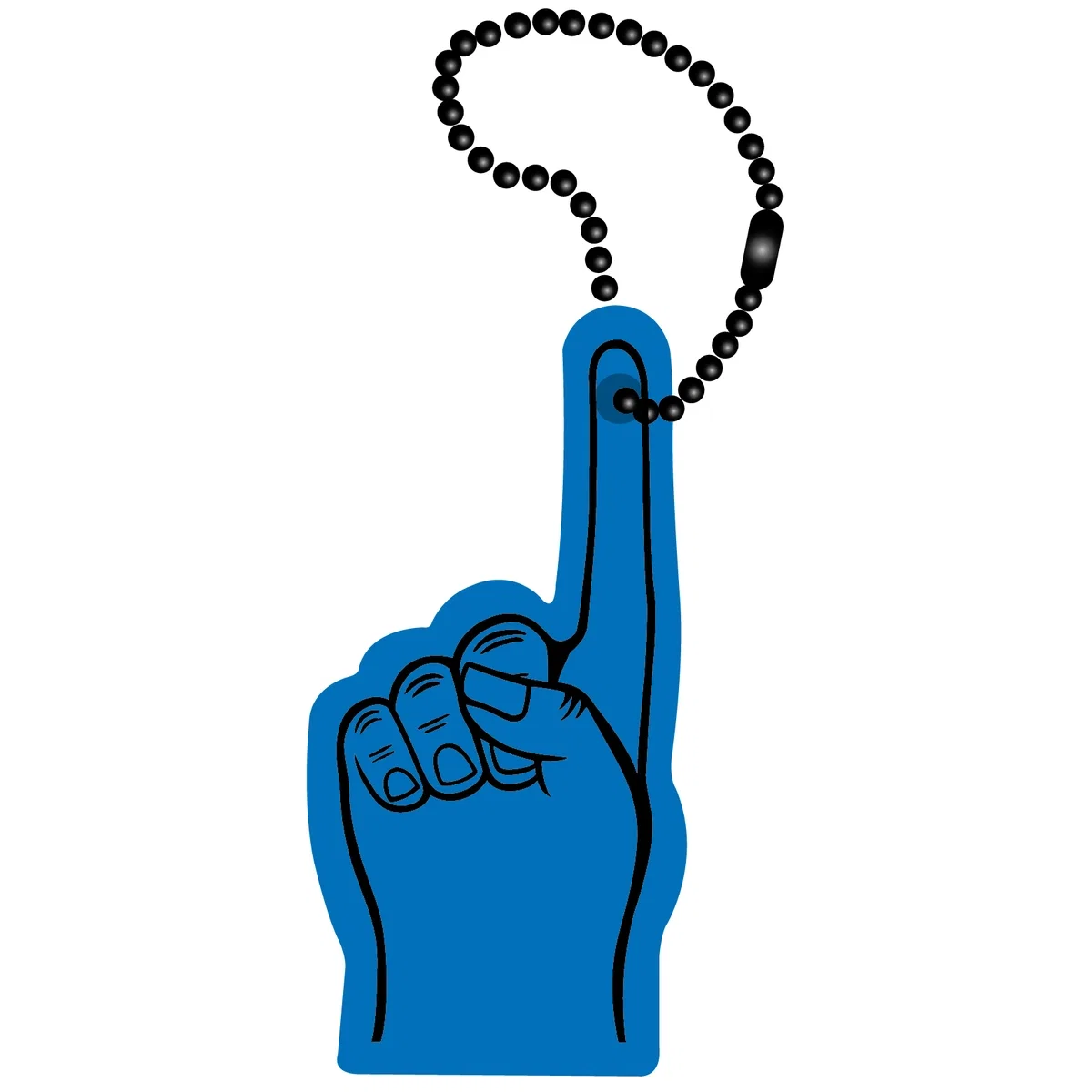 Promo #1 Foam Finger Key Tag — view 2