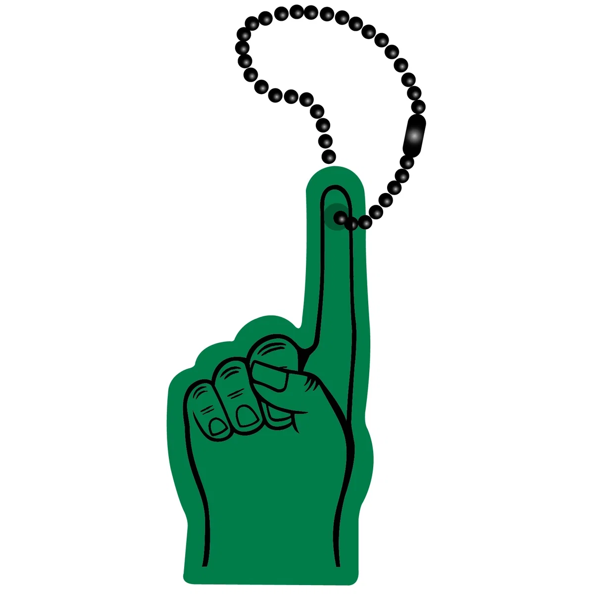Promo #1 Foam Finger Key Tag — view 3