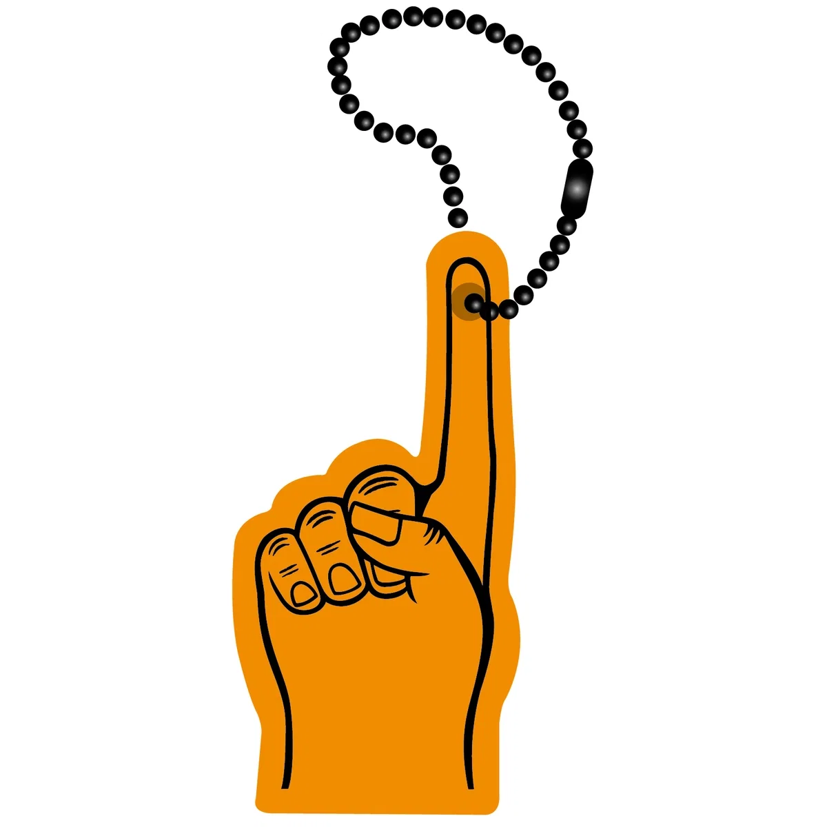 Promo #1 Foam Finger Key Tag — view 4
