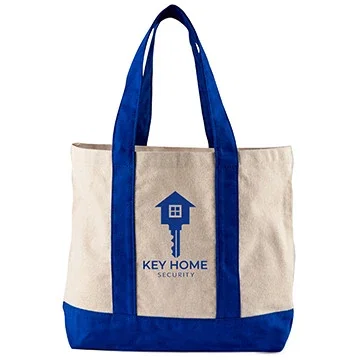 10 oz. Newport Cotton Canvas Boat Tote — view 11