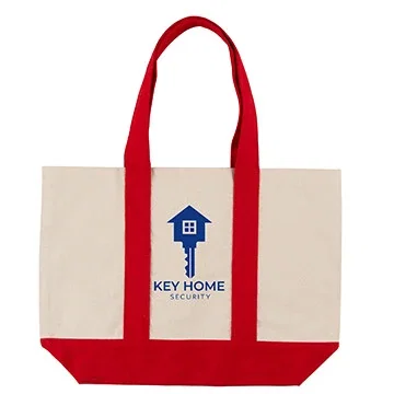 10 oz. Newport Cotton Canvas Boat Tote — view 9