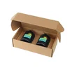 10oz. Stainless Steel Low Ball Glasses Gift Box Set in Black