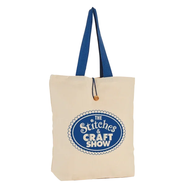 11.5 oz. Portland Button-Up Canvas Tote — view 4