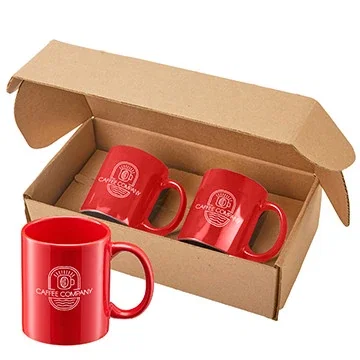 11 oz. Sunrise Ceramic Mugs Gift Set — view 5