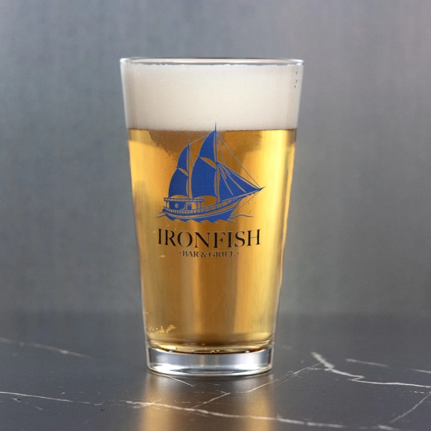 Custom 16 oz. Pint Glasses (1 color imprint) — view 4