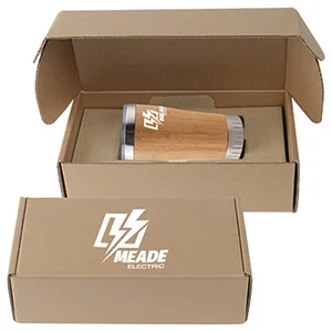 17 oz. Bamboo Stainless Steel Tumbler Gift Set