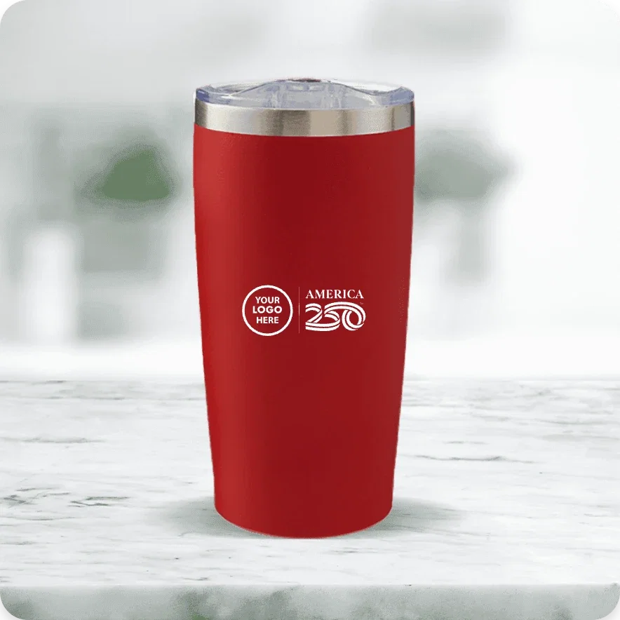 20 oz. Everest Powder Coated Stainless Steel Tumbler