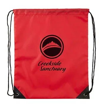 210D RPET Drawstring Backpack — view 3