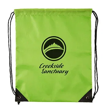 210D RPET Drawstring Backpack — view 5