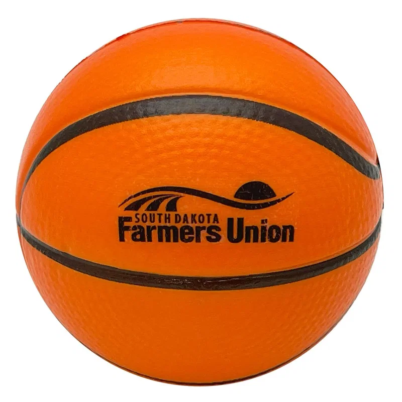 4β foam basketball (Black Only Imprint) β view 1