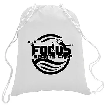 5.5 oz. Cotton Canvas Drawstring Backpack — view 6