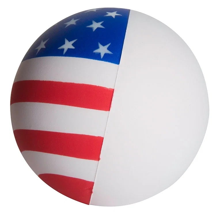 Personalized American Flag Stress Ball — view 2