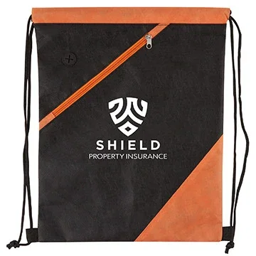 Apex RPET Non-Woven Drawstring Backpack — view 2