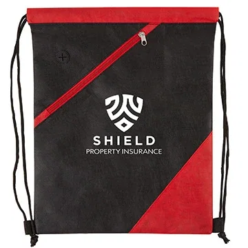 Apex RPET Non-Woven Drawstring Backpack — view 5