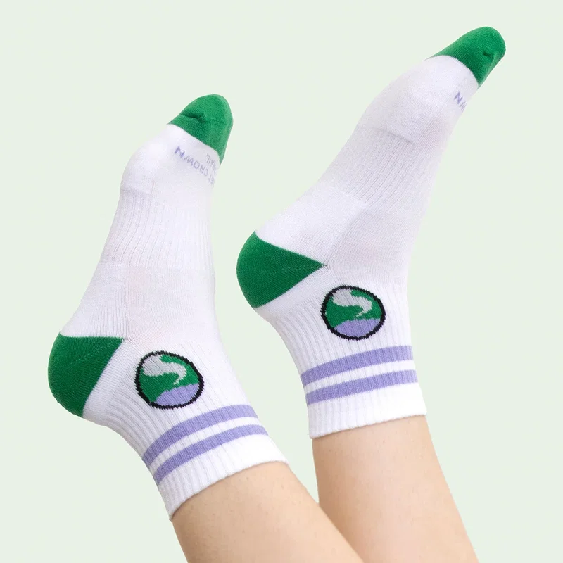 Folded pair of Custom Socks shown in Style 2