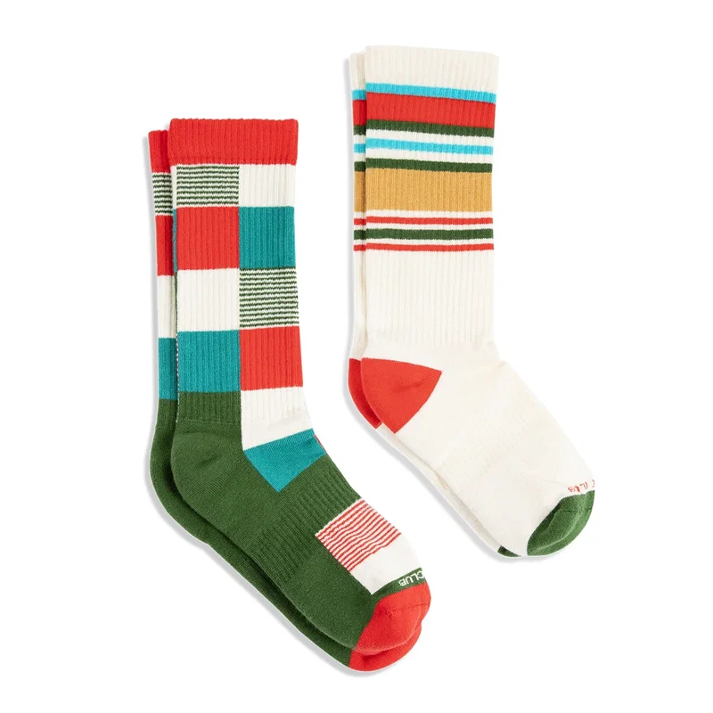 Folded pair of Custom Socks shown in Style 1