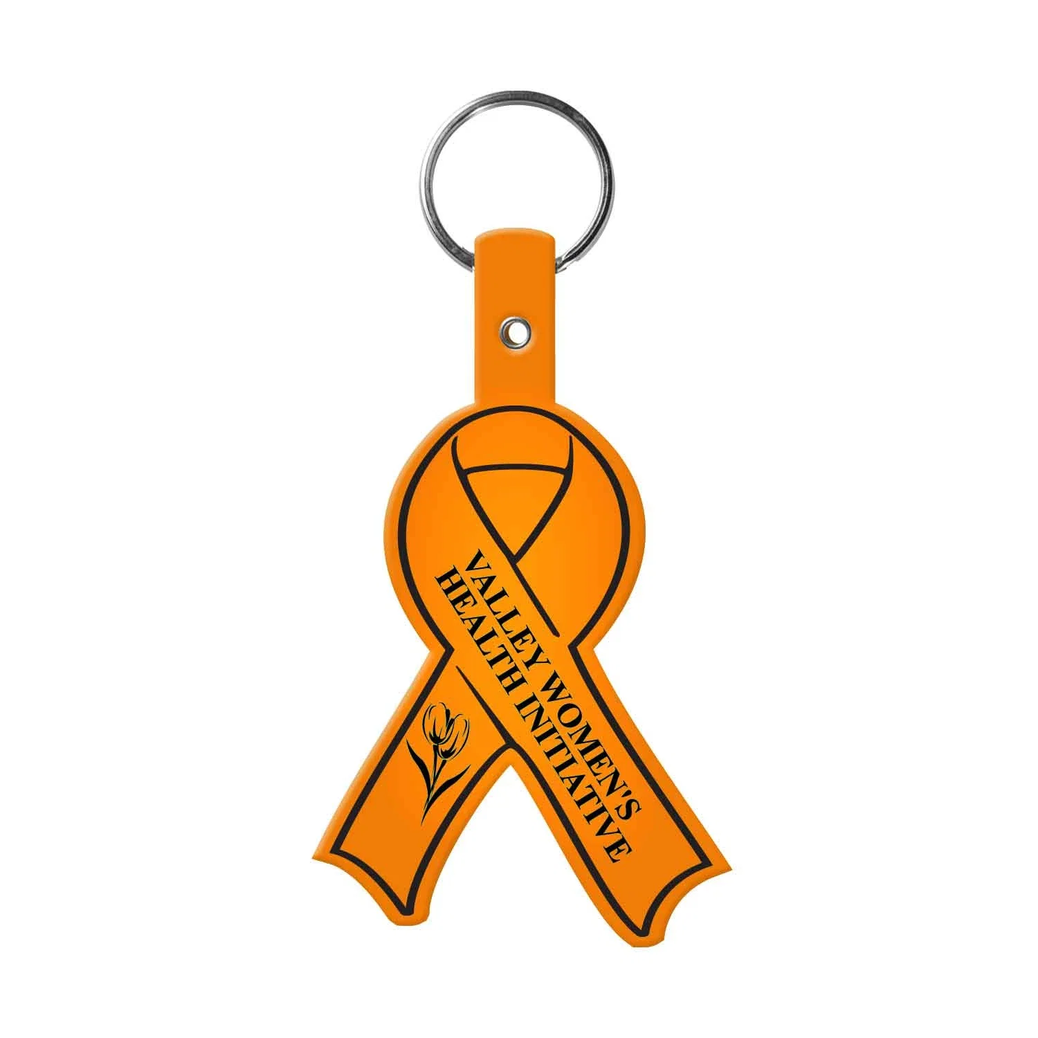 Awareness Ribbon Flexible Key Tag — view 2
